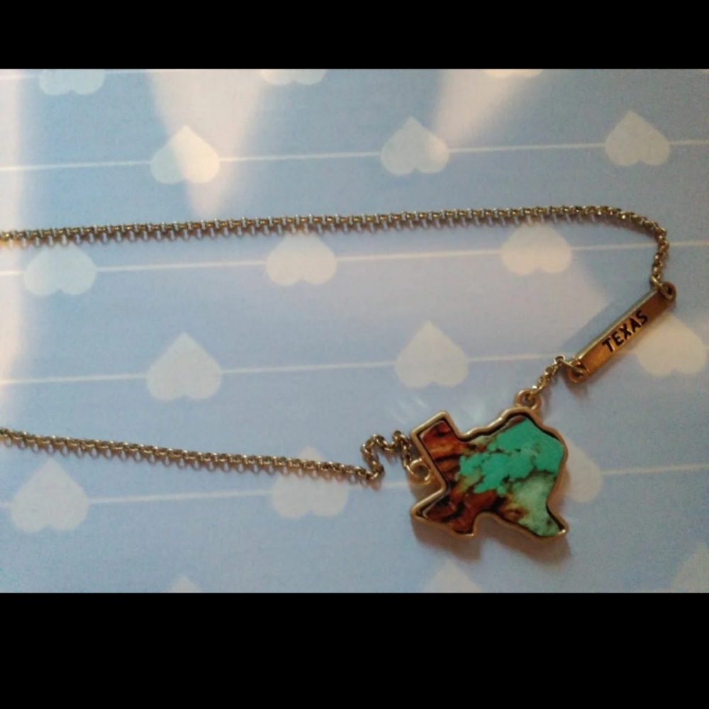 Gold Texas necklace
